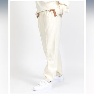 Nike Fleece Trousers - Coconut Milk/White